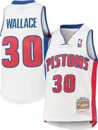 Mitchell & Ness Youth Mitchell & Ness Rasheed Wallace White Detroit Pistons 2003/04 Hardwood Classics Swingman Jersey