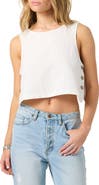 O'Neill Sanders Side Button Crop Tank