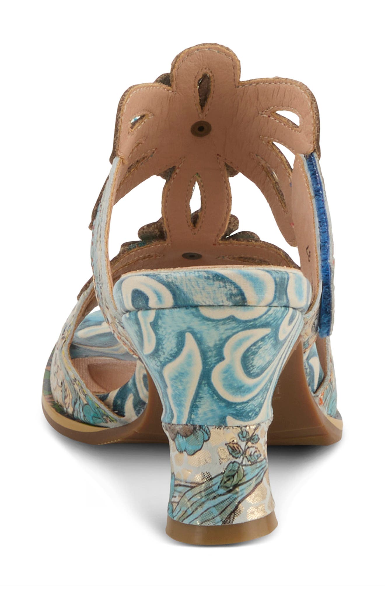 L&#x27;Artiste by Spring Step Alania Sandal, Alternate, color, Turquoise Multi
