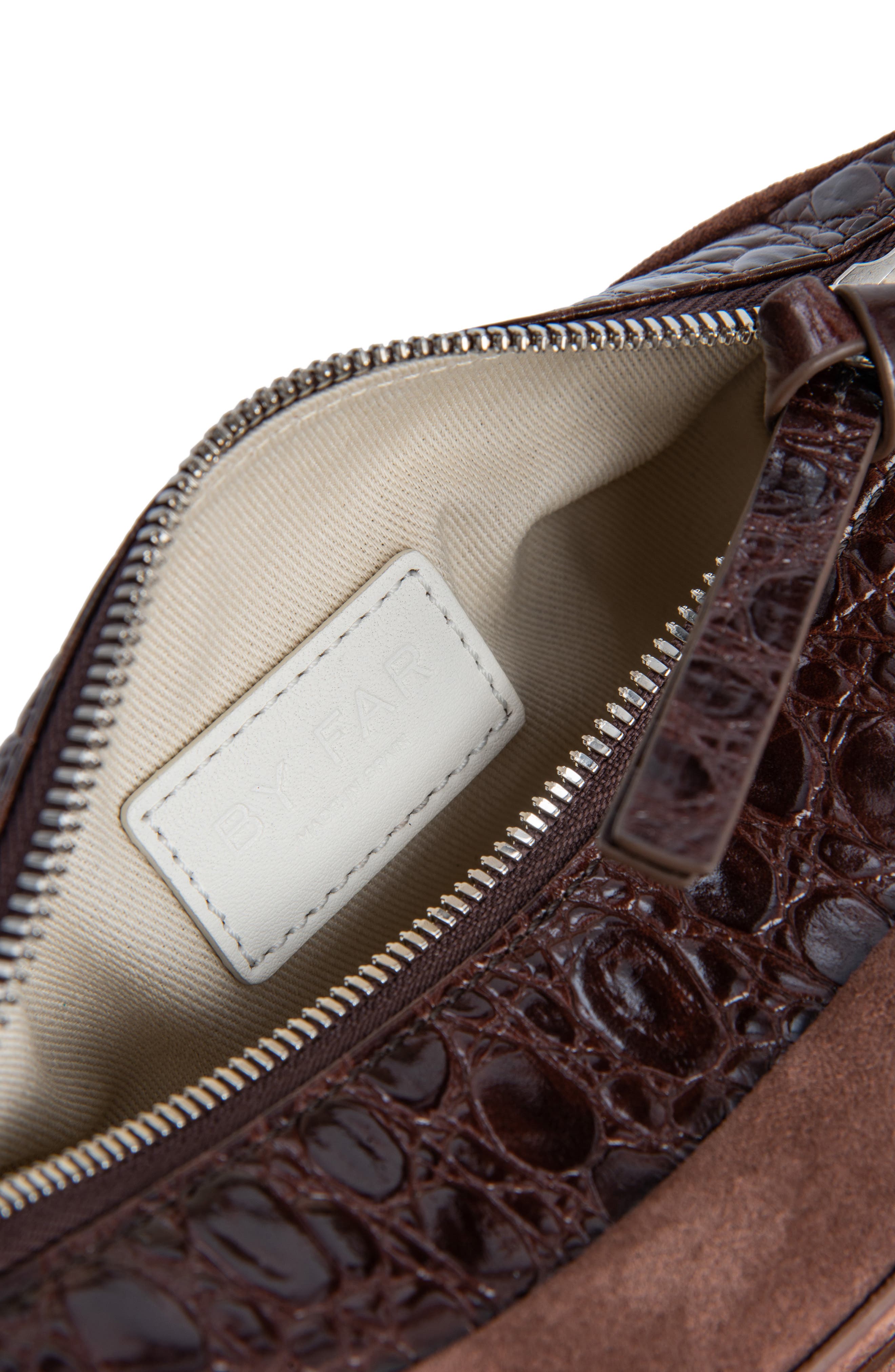 By Far Mini Ami Leather Shoulder Bag, Alternate, color, 