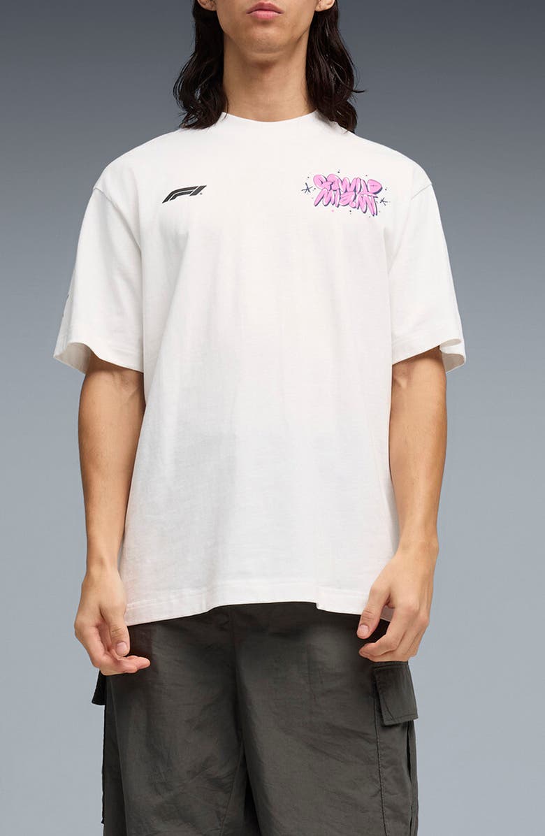 PUMA F1 Miami Go Wild Cotton Graphic T-Shirt, Main, color, 