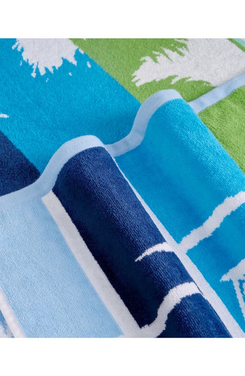 Lucky Brand Surf Stripe Cotton Beach Towel