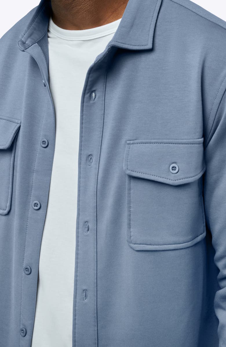 Cuts Hyperloop Overshirt, Alternate, color, Cadet Blue