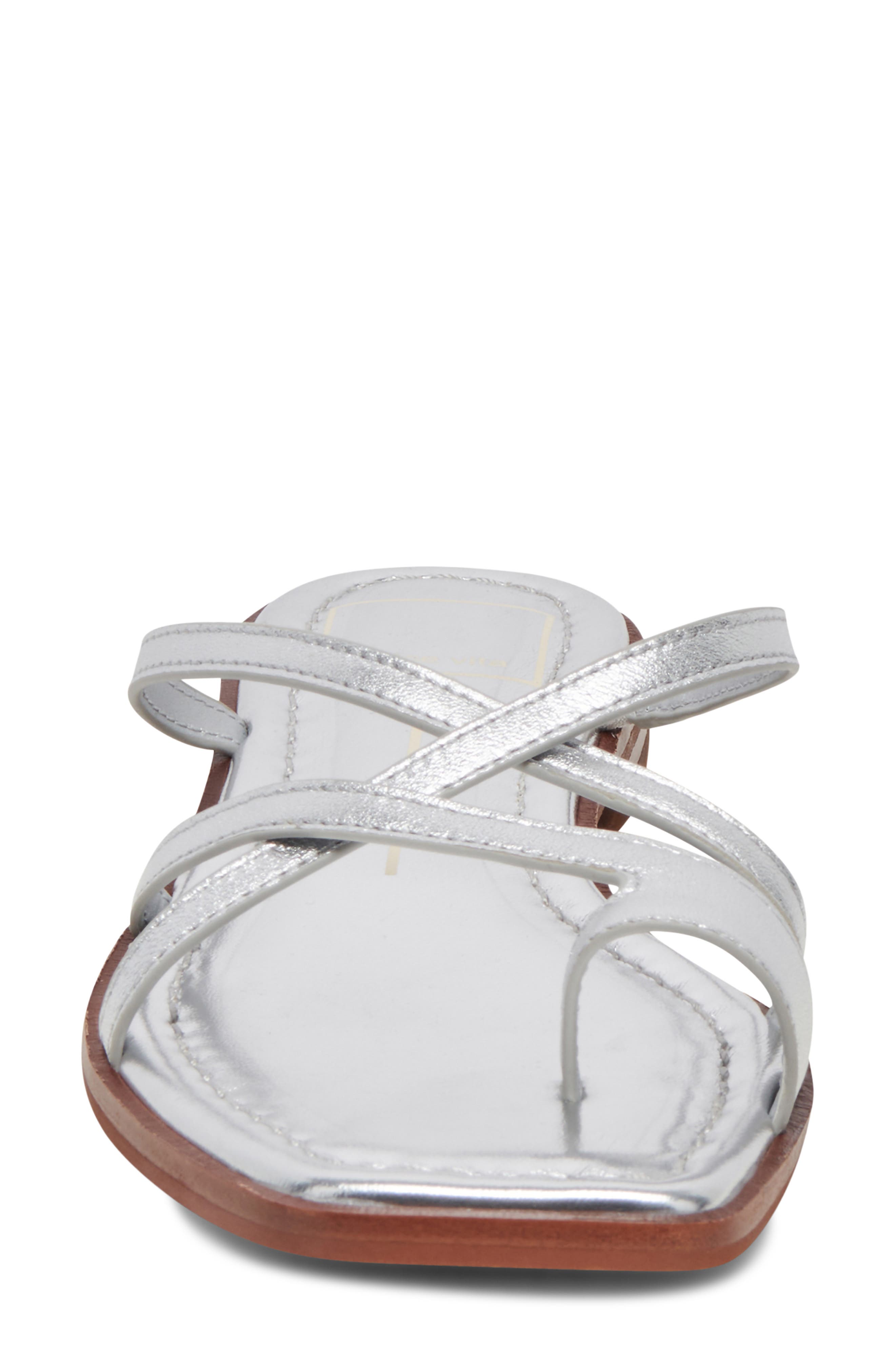 Dolce Vita Indigo Sandal, Alternate, color, Silver
