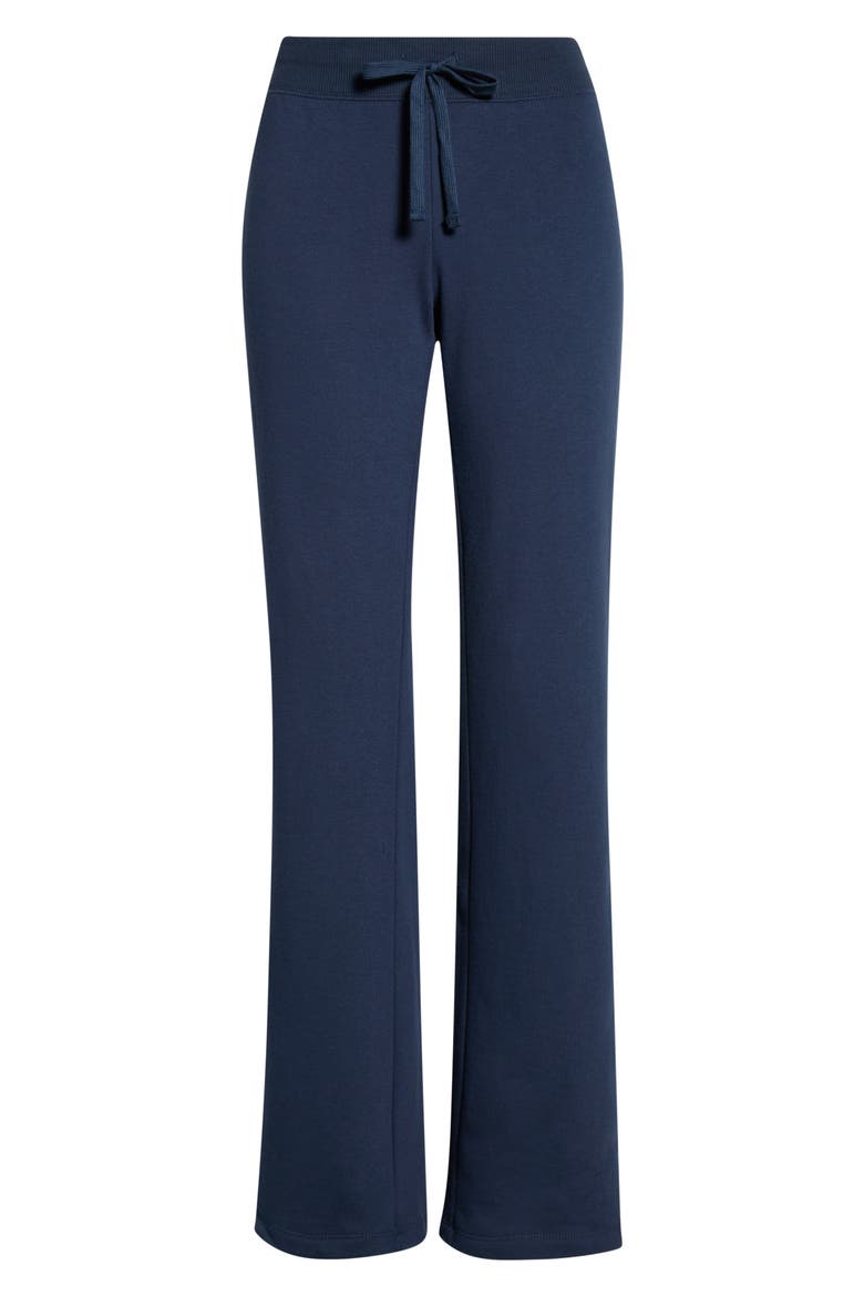 Bootcut Terry Sweatpants, Alternate, color, NAVY INDIGO