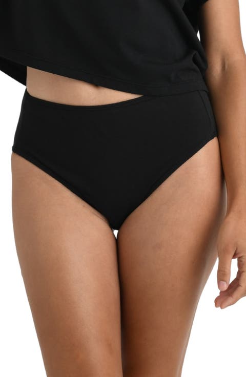 2-Pack Compostable Organic Cotton High Waist Briefs