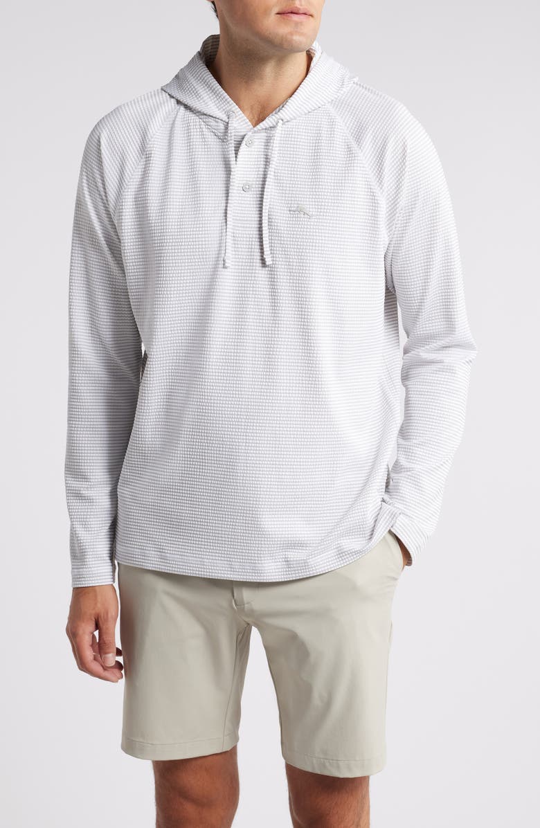 Tommy Bahama Starboard Stripe Seersucker Performance Hoodie, Main, color,
