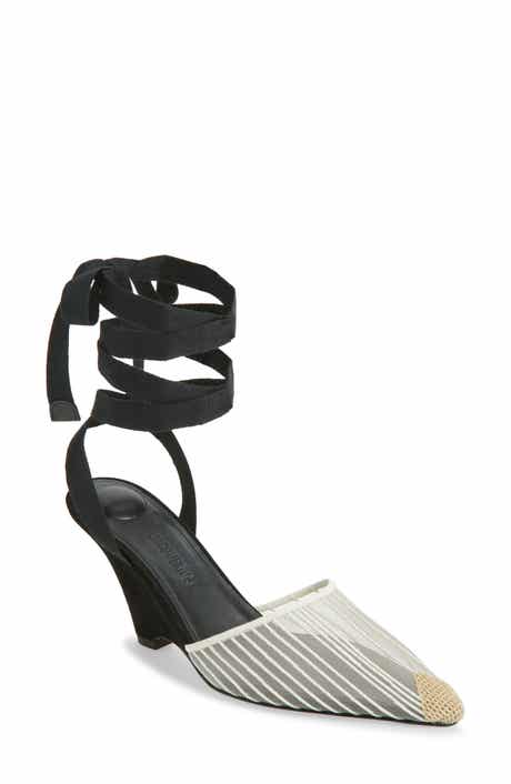 Les Espadrilles Pointed Toe Wedge Pump