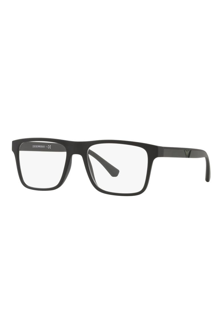 Rectangular Optical Glasses, Alternate, color, BLACK