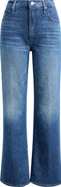 MOTHER The Kick High Waist Straight Leg Jeans