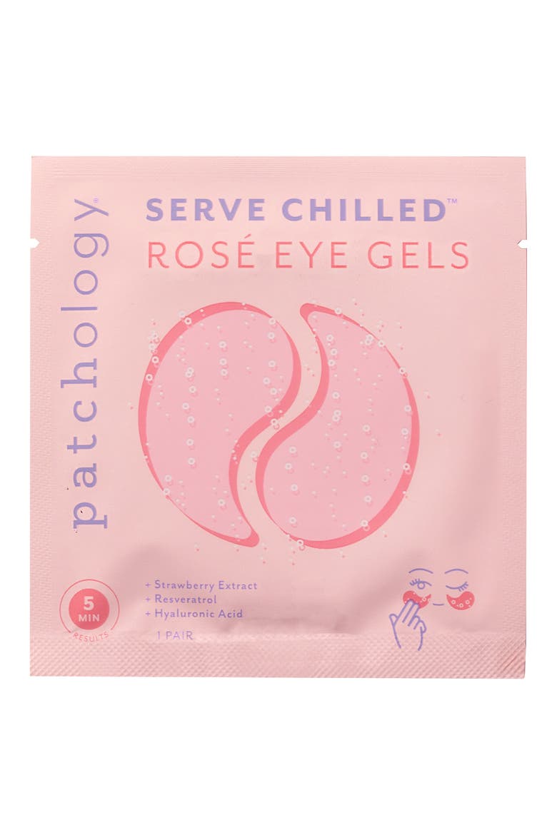 Serve Chilled Rosé Eye Gels, Main, color, NO COLOR