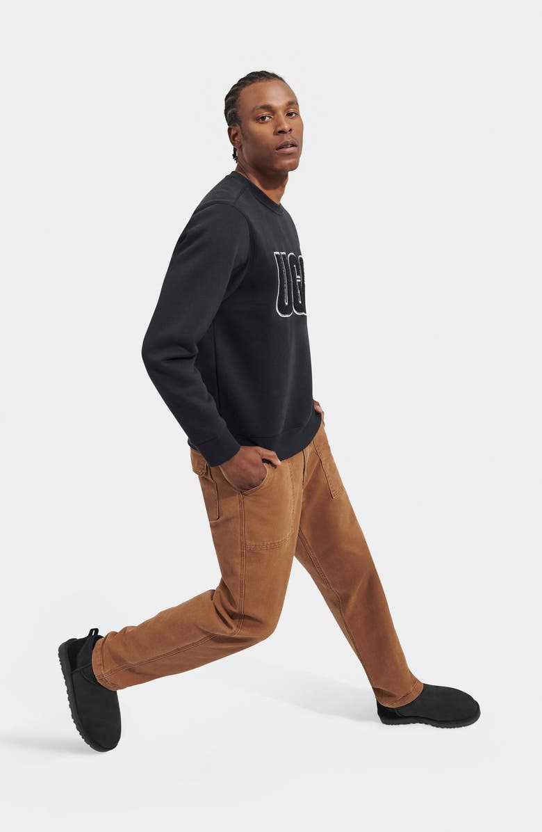 UGG<sup>®</sup> Heritage Logo Crewneck Sweatshirt, Alternate, color, 