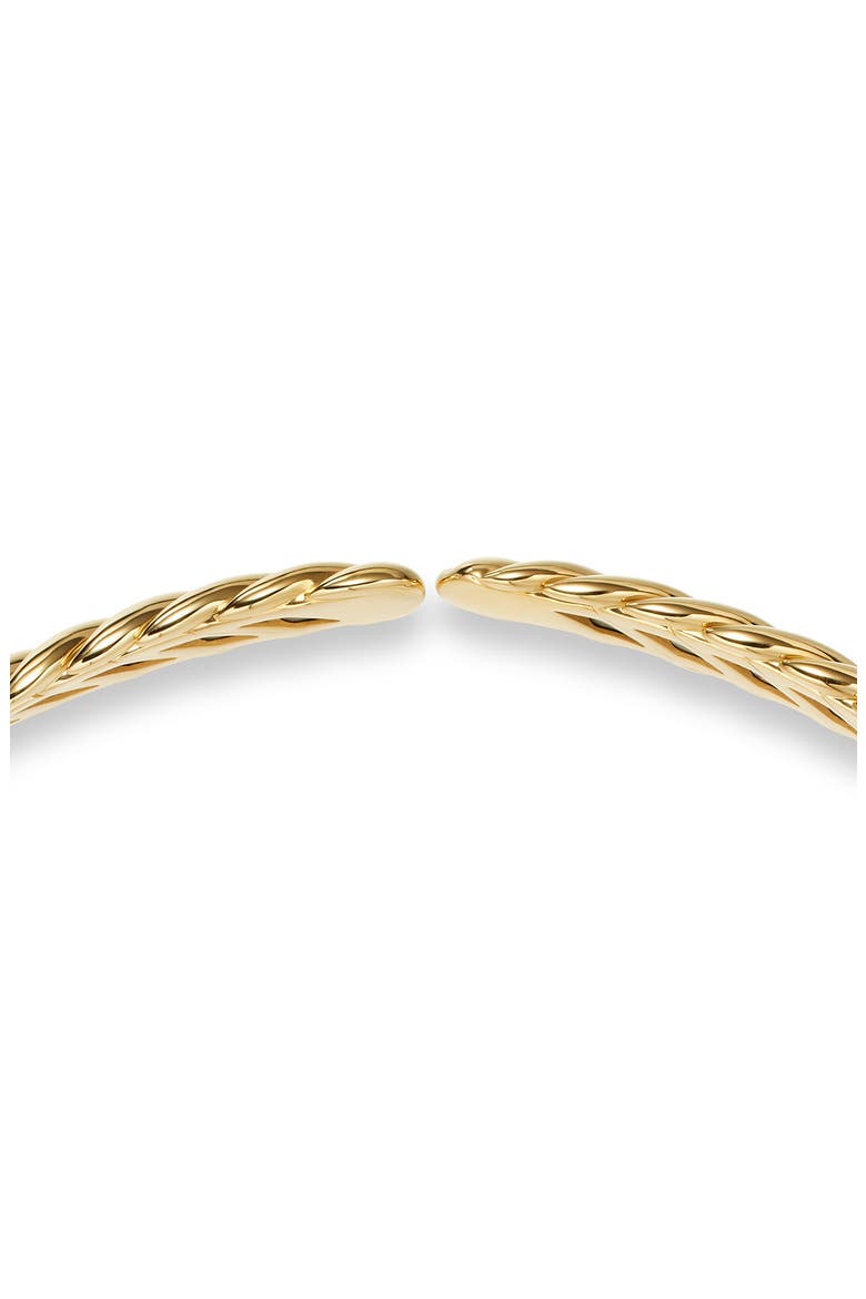 Sculpted Cable Flex Necklace, Alternate, color, GOLD