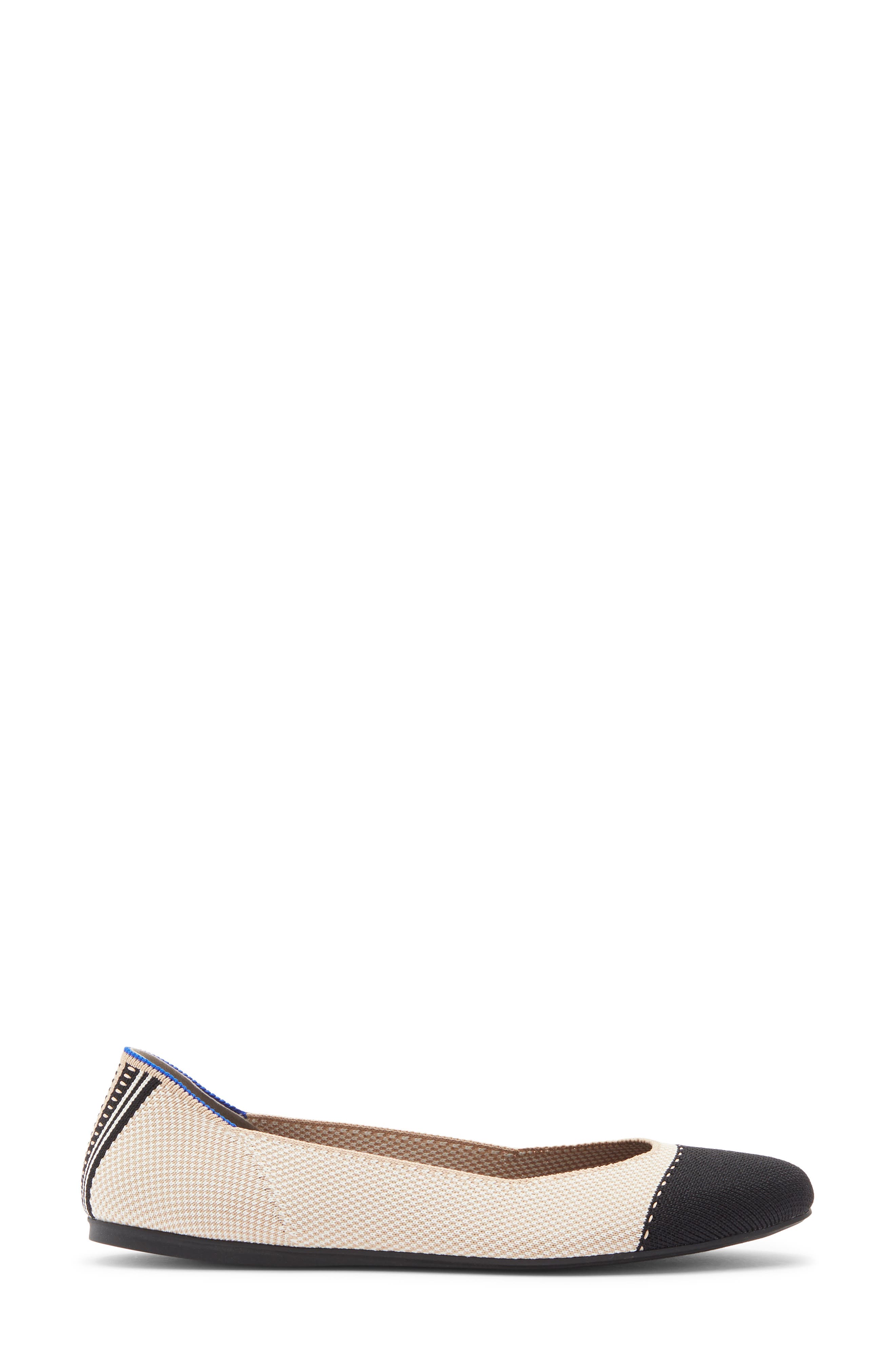 The Square Toe Flat, Alternate, color, TUXEDO