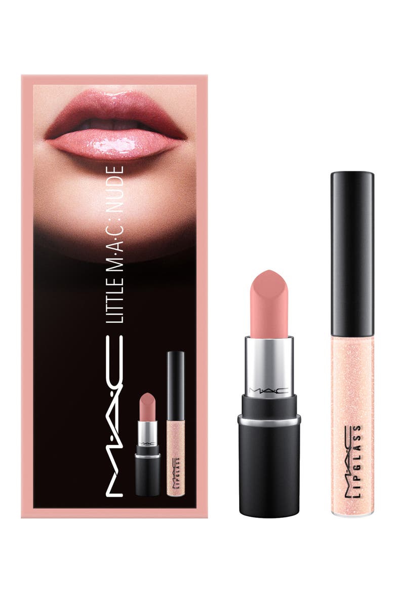 MAC Little MAC Nude Lip Duo (Nordstrom Exclusive), Main, color, NO COLOR