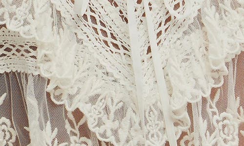 Free People Sofia Embroidered Mesh Tank Top In White