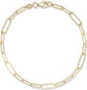 Ember Fine Jewelry <p>14K Gold Paperclip Bracelet</p>