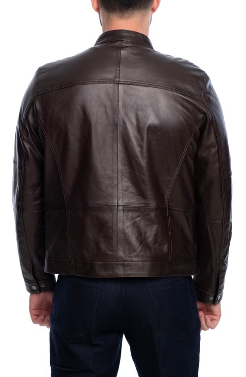 Vellapais Soft Leather Jacket In Brown