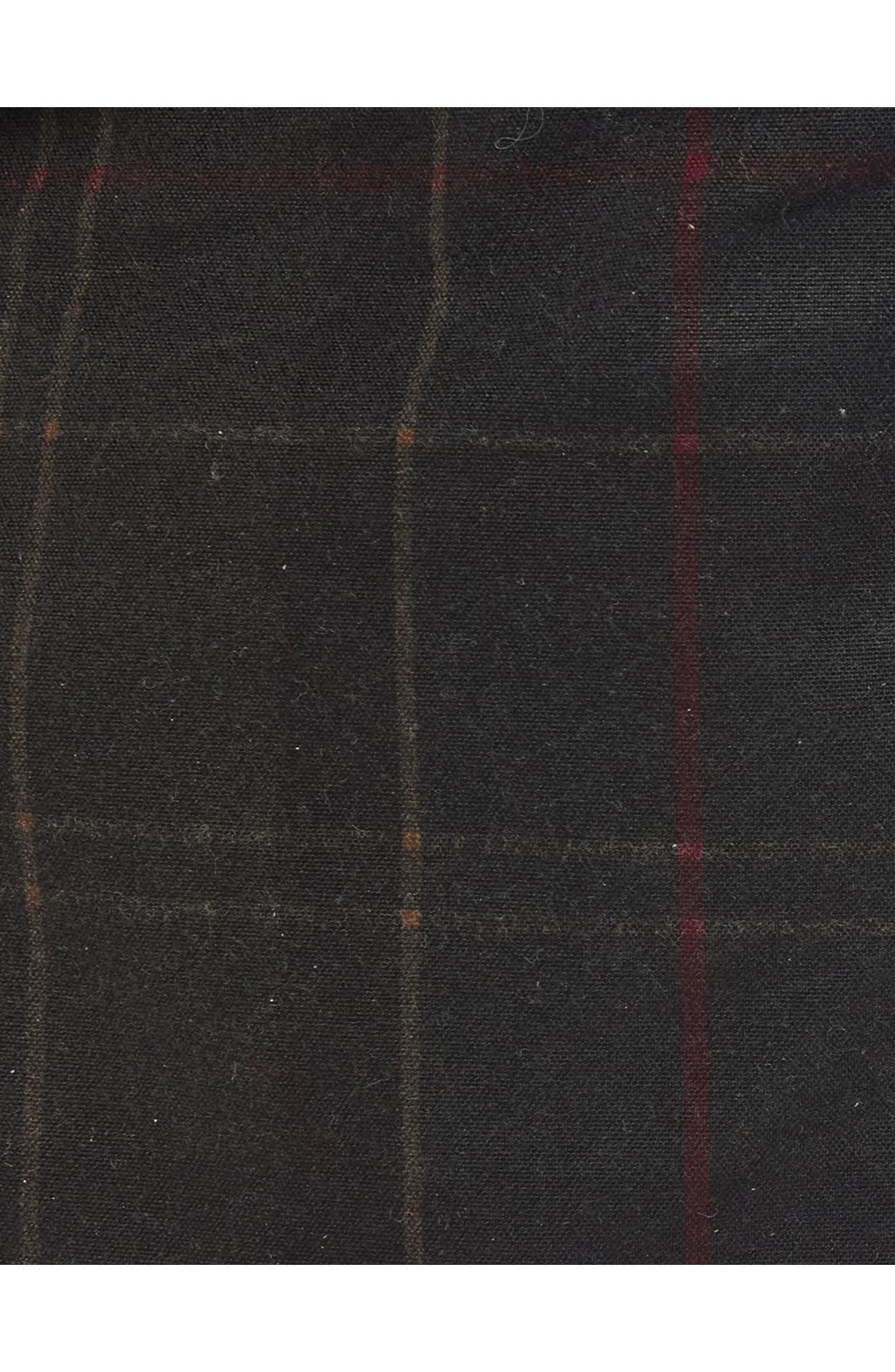 Field Tartan Waxed Backpack, Alternate, color, DARK CLASSIC TARTAN
