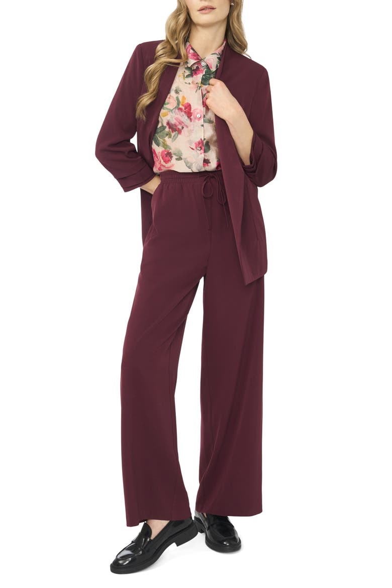 Open Front Blazer, Alternate, color, WINTERBERRY