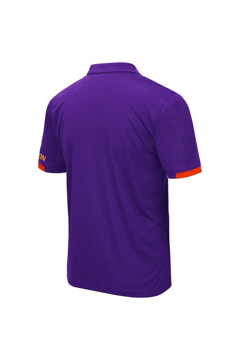 Men's Colosseum Purple Clemson Tigers Big & Tall Santry Polo, Alternate, color, Purple