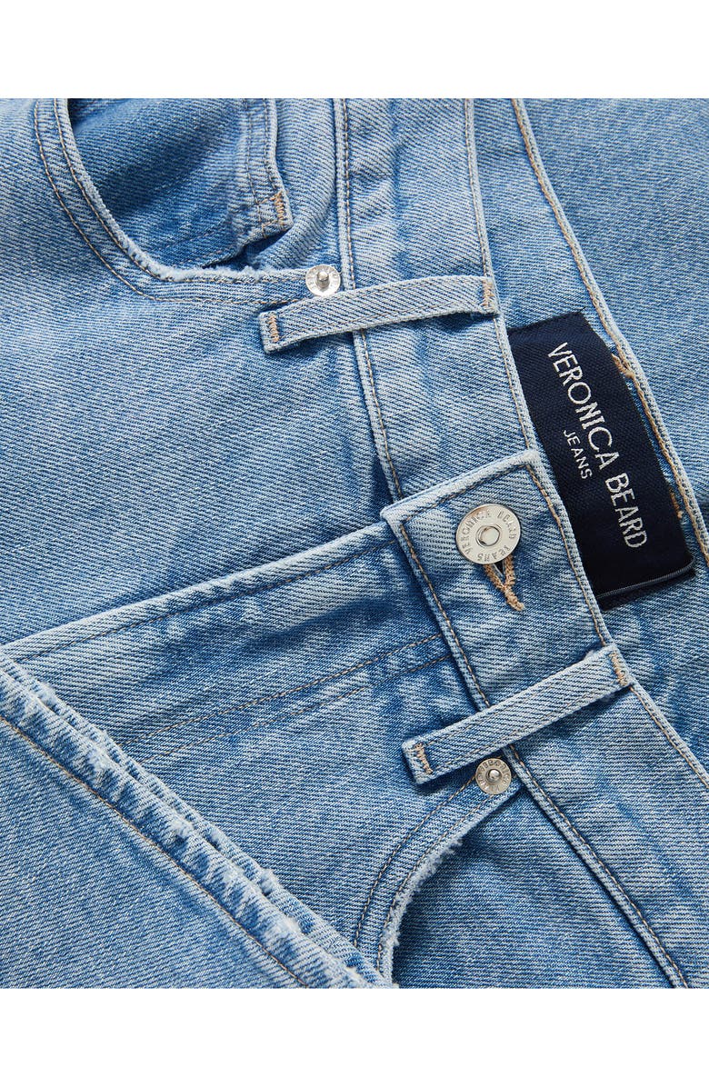 Veronica Beard Harley High Waist Arc Leg Jeans, Alternate, color, Big Splash