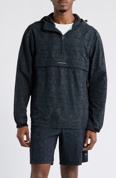 Ultra Snakeskin Half Zip Anorak