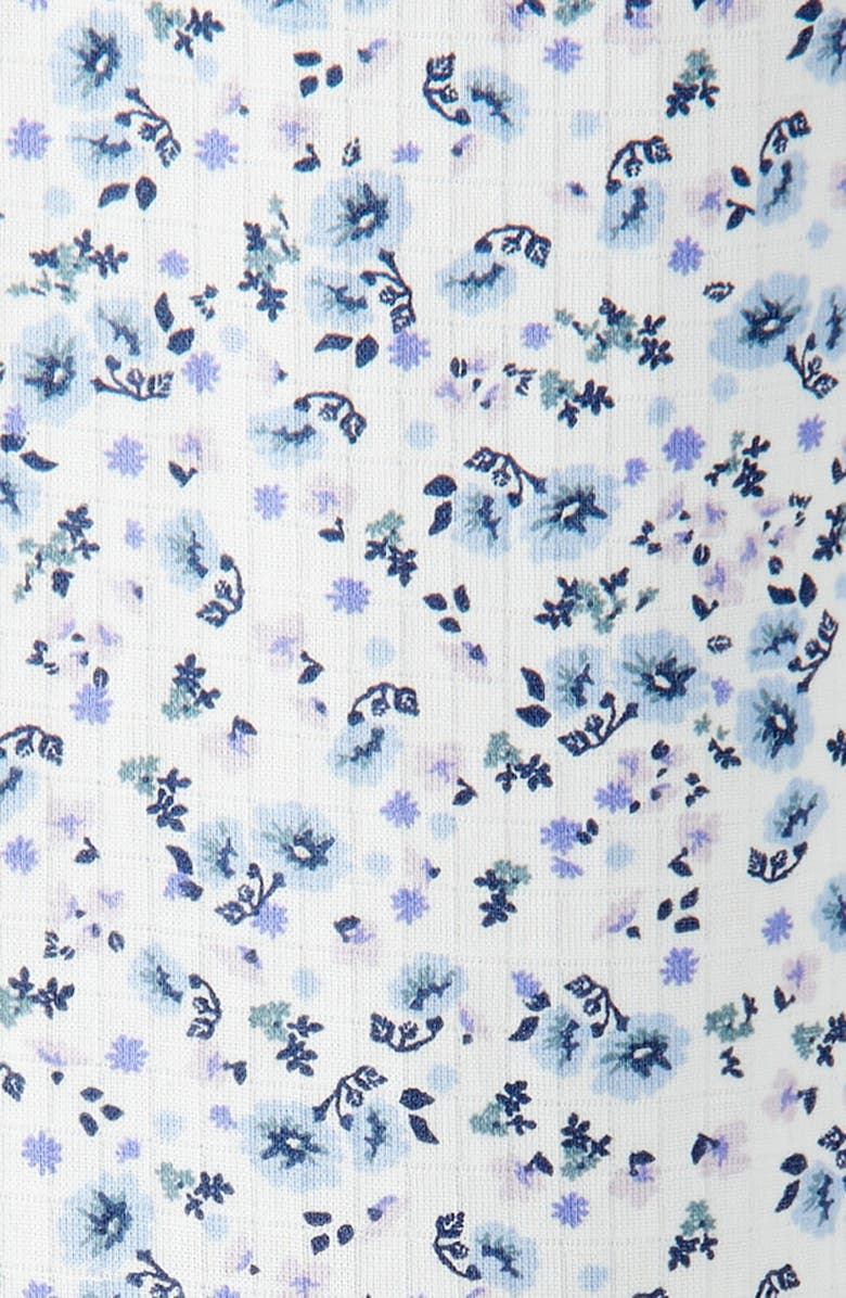 Nordstrom Kids' Floral Puff Sleeve Cotton Dress, Alternate, color, 