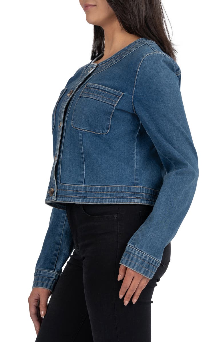KUT from the Kloth Lorelei Denim Jacket, Alternate, color, Medium Wash