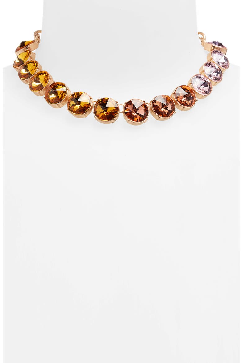 Cathleen Statement Necklace, Alternate, color, PINK