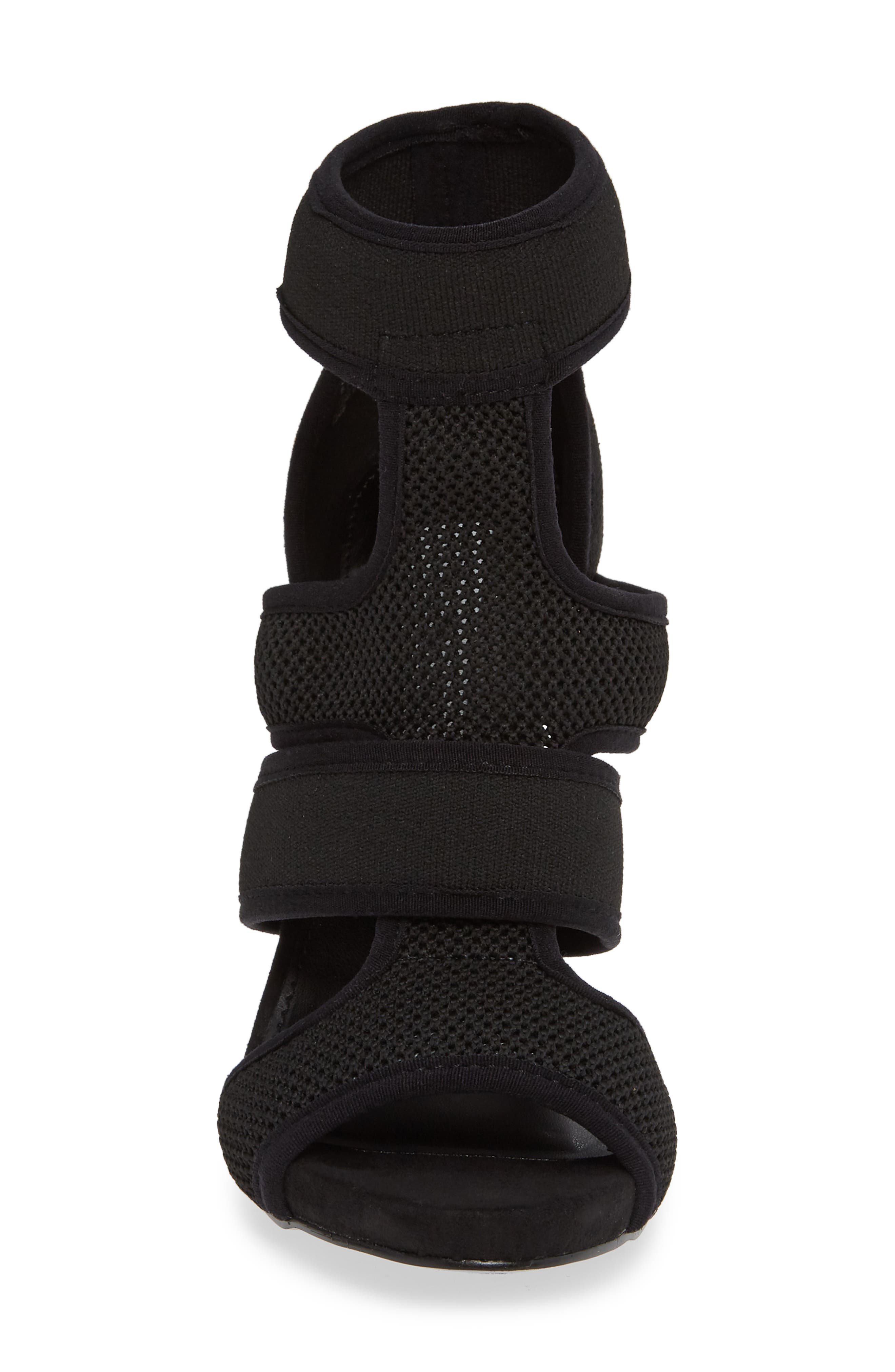 Linked Sandal, Alternate, color, BLACK