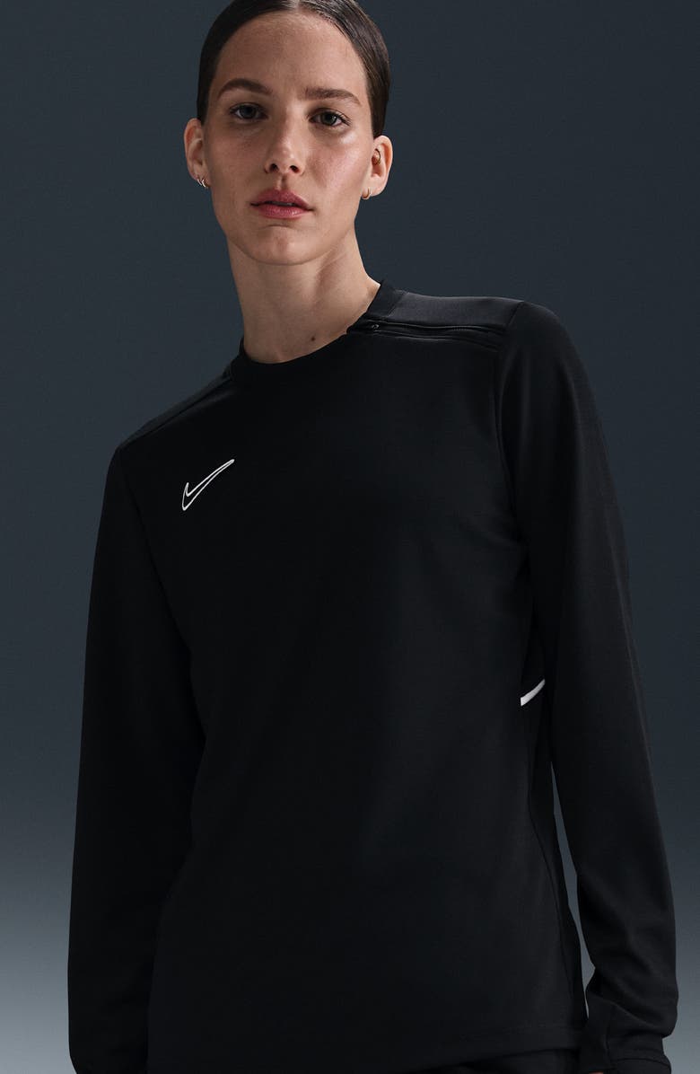 Nike Academy Dri-FIT Top, Alternate, color, 010 010 Black/Black/White/White