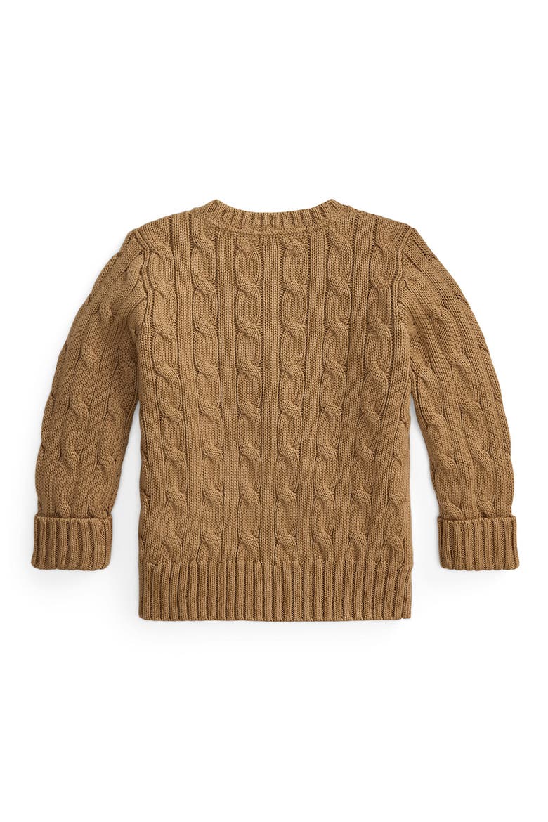 Cable Stitch Sweater, Alternate, color, BERKSHIRE TAN