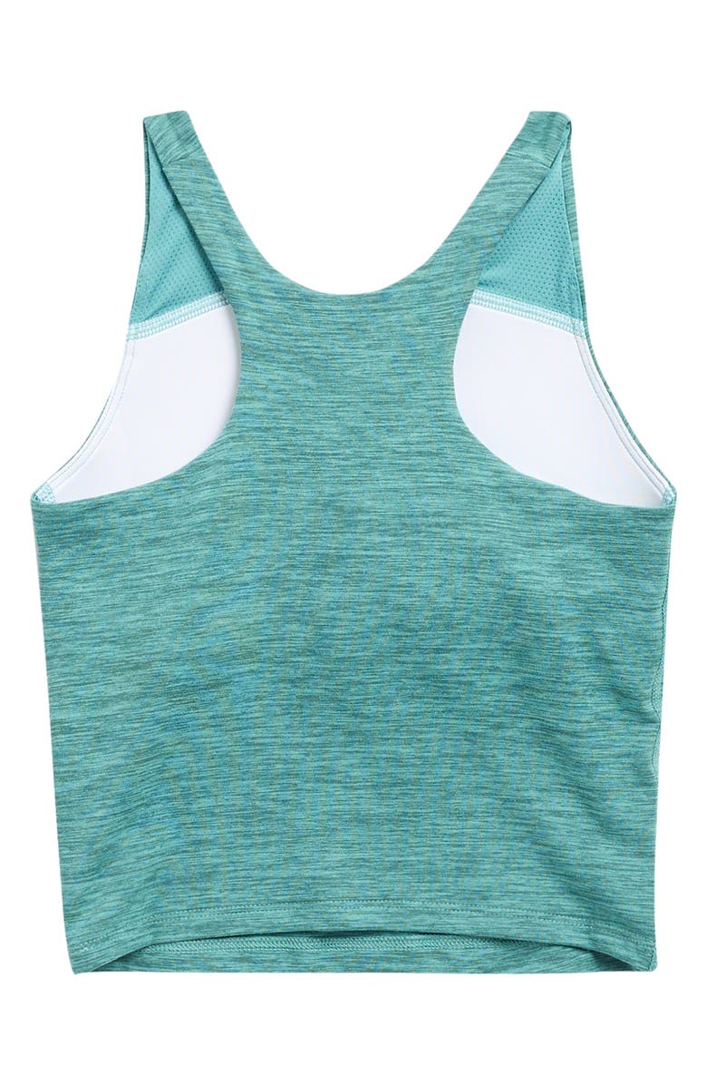 adidas Kids' Mélange Training Tank, Alternate, color, Preloved Teal