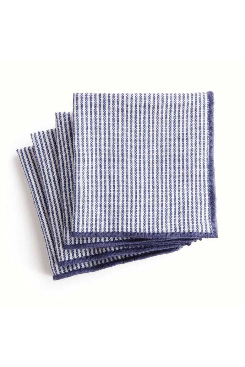 Barclay Butera Vista Cockatil Napkins Set Of 4, Main, color, Blue
