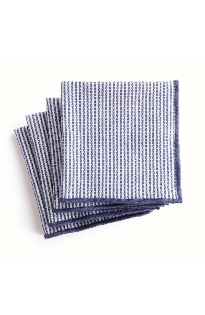 Napa Home & Garden Barclay Butera Vista Cockatil Napkins Set Of 4, Main, color, Blue