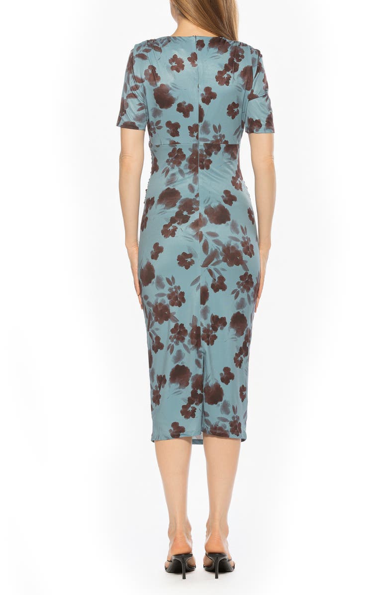 Alexia Admor Keaton Sheath Dress, Alternate, color, Blue Floral