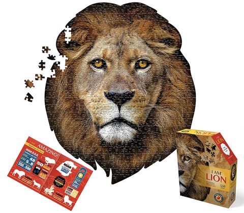 I Am Lion 550 Pieces Animal Shaped Jigsaw Puzzle