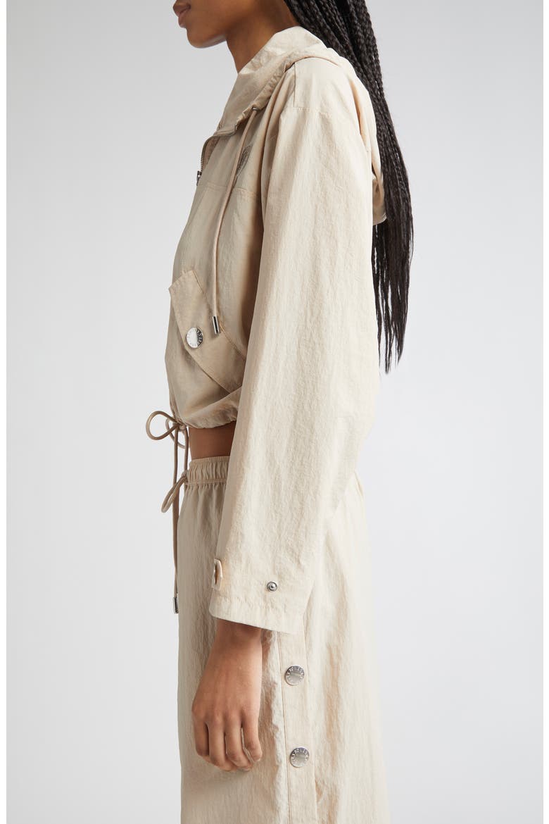 Bronwyn Water Repellent Crop Anorak, Alternate, color, CEMENT