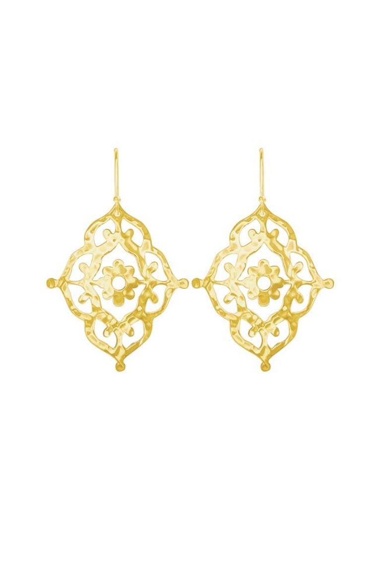 Gypsi Earrings, Main, color, Yellow Gold