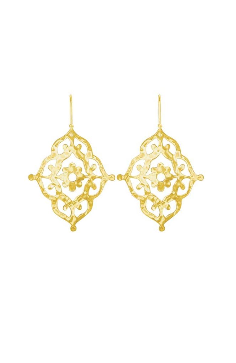 Murkani Gypsi Earrings, Main, color, Yellow Gold