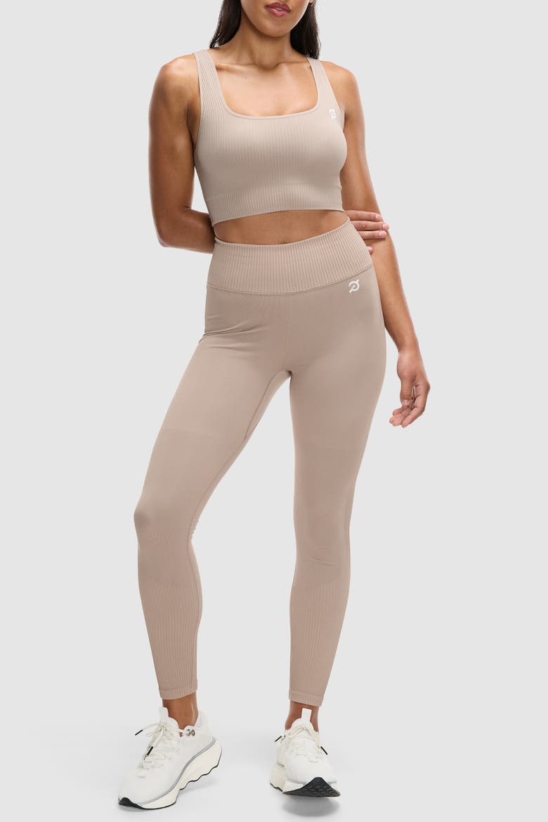 Seamless High Rise Legging, Alternate, color, Sand