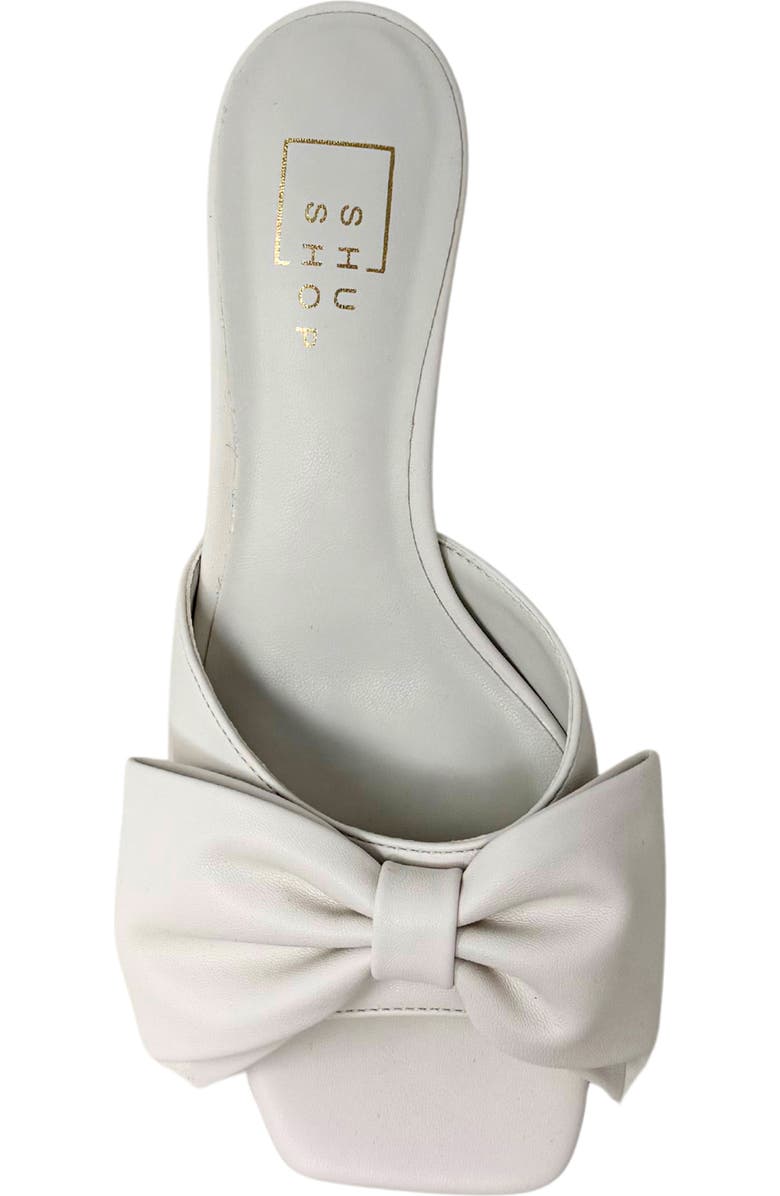 SHUSHOP Ella Kitten Heel Slide Sandal, Alternate, color, Bone