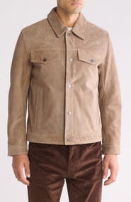 Frye Leather Trucker Jacket