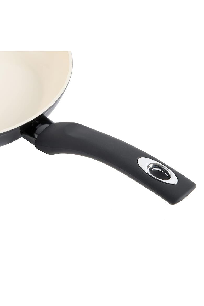 Plaza Cafe 7 Piece Forged Aluminum Cookware Set, Alternate, color, Black