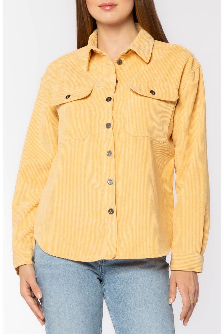 Carmele Corduroy Shacket, Main, color, HNY MUSTAR