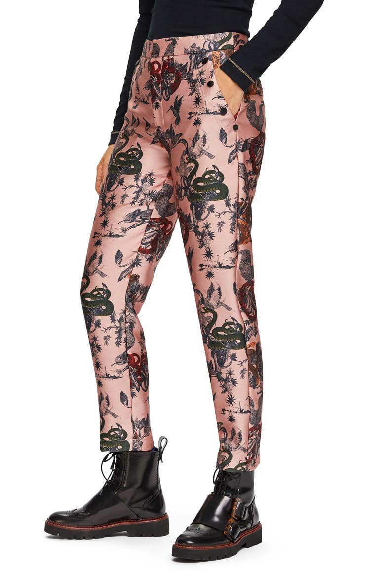 Shiny Printed Pants, Alternate, color, COMBO Y
