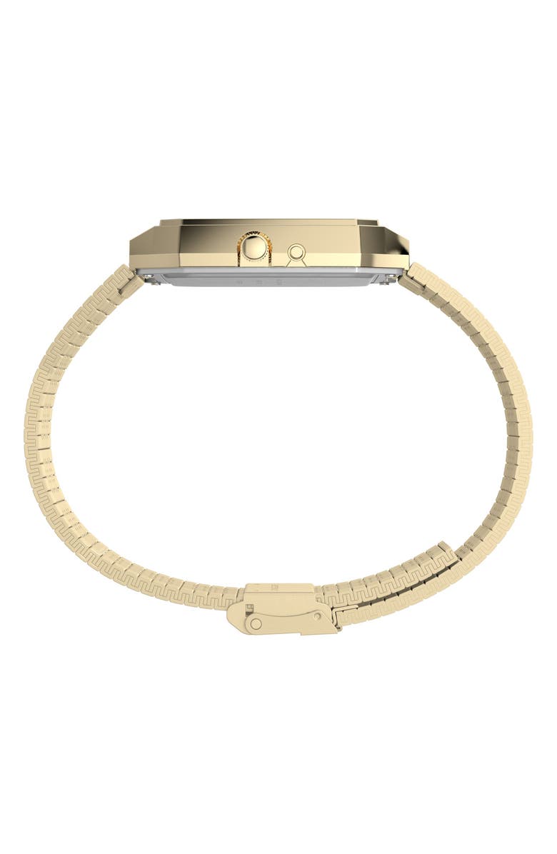 Timex<sup>®</sup> Q Timex 1982 Ana-Digi Reissue Bracelet Watch, 33mm, Alternate, color, Gold