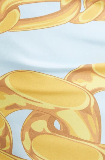 Medusa Chain Print Swim Trunks