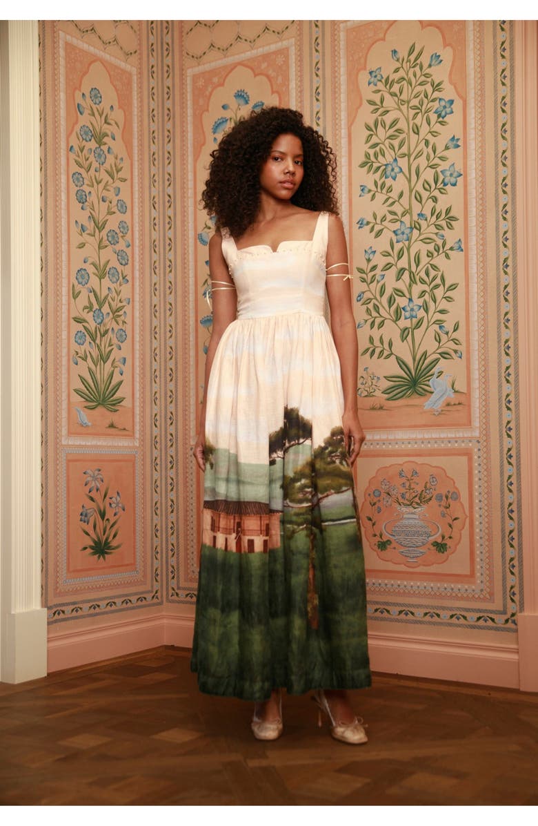 Agua by Agua Bendita Jaspe Paraiso Maxi Dress, Alternate, color, Multicolor